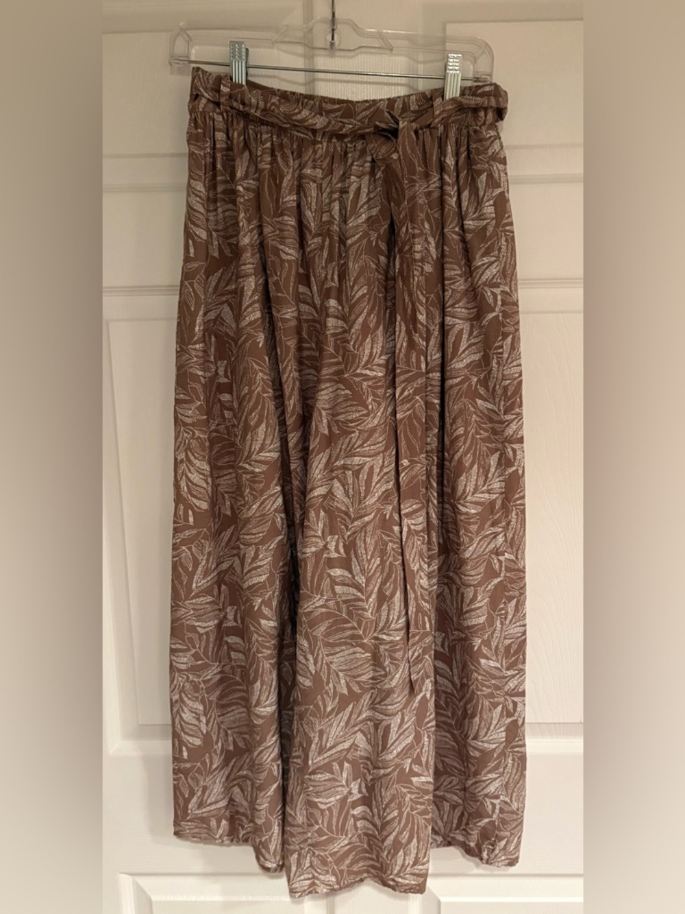 Storia Tropical Palazzo Crop Pants Resortwear Size L